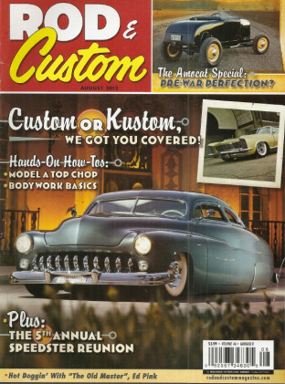 ROD & CUSTOM 2012 AUG - ED PINK, BODY REPAIR & PRIMER, SPEEDSTERS TRIALS*